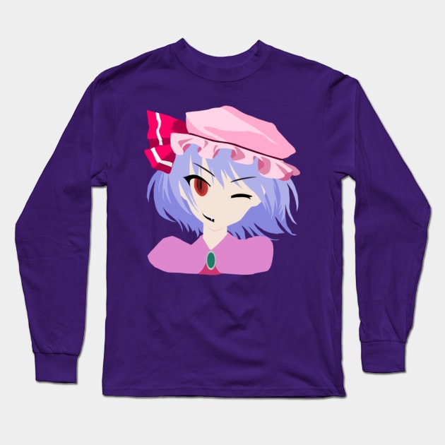 Remilia Scarlet Long Sleeve T-Shirt by stargatedalek